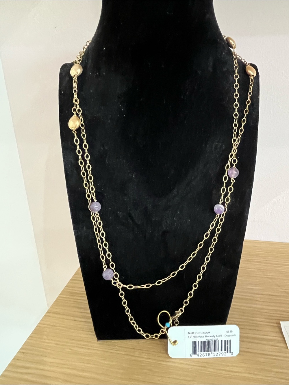 41” ENEWTON Honesty Gold/ Dogtooth Amethyst